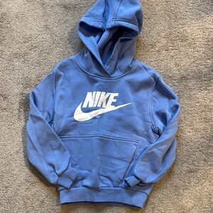 Nike Sky Blue Pullover Hoodie Size Small Girls